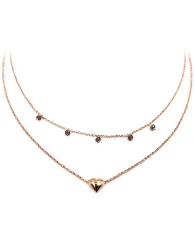 Bracciale Catena Donna in Argento 925 Rodiato...