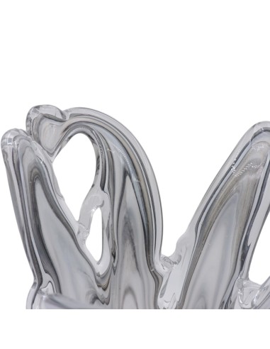 Vaso in Vetro di Murano Bianco con Sfumature...