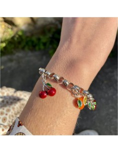 Bracciale Frutti in Argento Smaltato 2