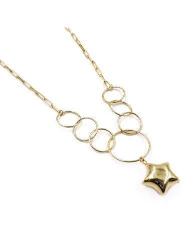 Gold Plated Sterling Silver Rectangular Chain...