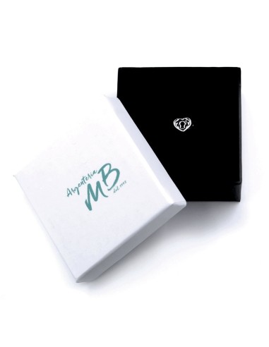 Solid Silver Heart with Lock Ring 