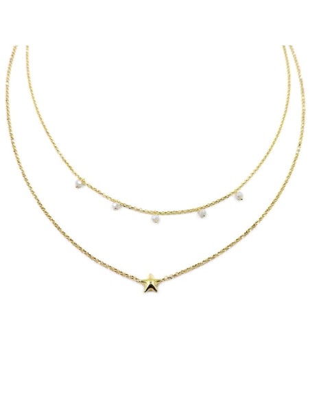 Bracciale Catena Donna in Argento 925 Rodiato con Ciondolo Doppio Cuore
