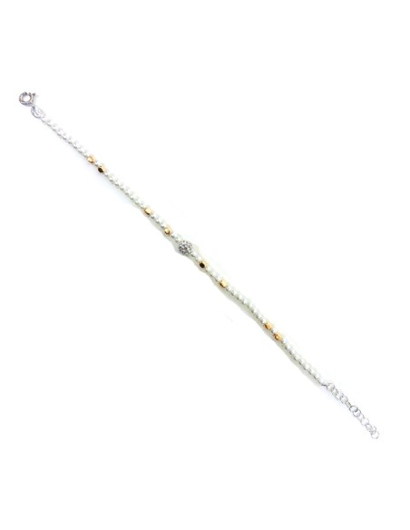 Bracciale Rosario in Argento 925 Colori Oro Rame Argento by Damiano Argenti Made in Italy