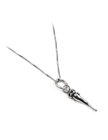 Bracciale Catena Donna in Argento 925 Rodiato...