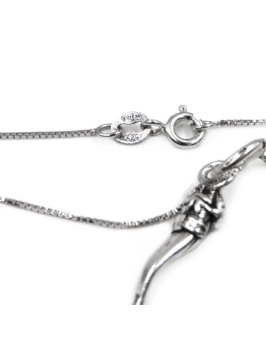 Bracciale Catena Donna in Argento 925 Rodiato...