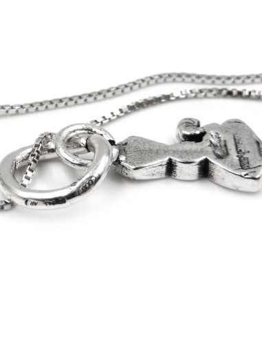 Bracciale Catena Donna in Argento 925 Rodiato...
