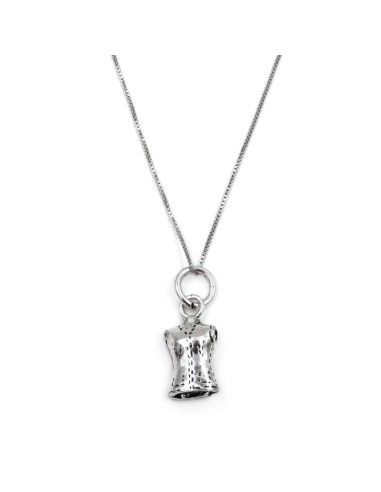 Collana Manichino Sartoriale in Argento 