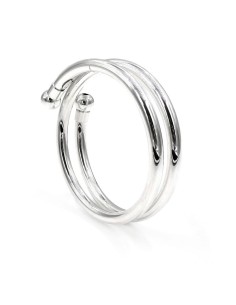 925 Sterling Silver Spiral Bangle Bracelet  2