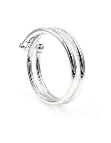 Bracciale Tubo Spirale in Argento 925 