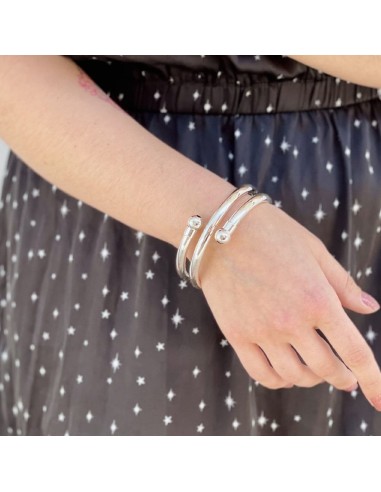 Bracciale Tubo Spirale in Argento 925 