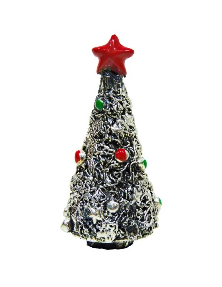 Albero di Natale Conico in Laminato Argento 