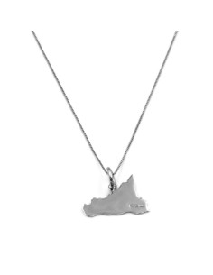 Collana con Ciondolo Sicilia Personalizzabile
