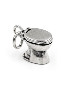 WC Solid Silver Pendant  2