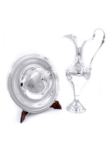 800 Sterling Silver English Style Amphora with Dish