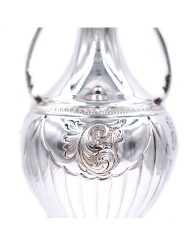 Vase aus 800er Silber mit Ziseliertem...