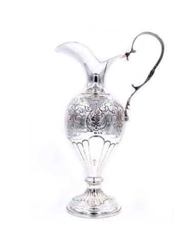 800 Sterling Silver Hammered and Chiseled Amphora 