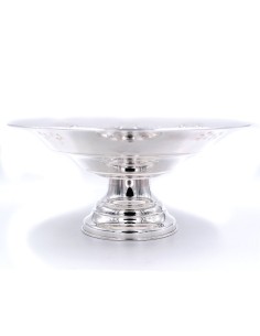 Alzata in Argento 800 Lucida con Fine Decoro Fiori 2