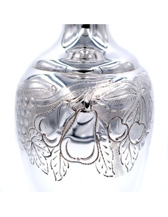Vaso in Argento 800 Cesellato Frutta 2