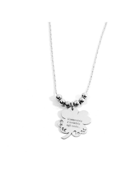Bracciale Boules con Cuore Turchese Donna in Argento 925 Rodiato 