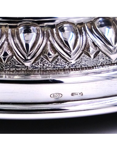 Candelabro Tre Fiamme in Argento 800 Barocco