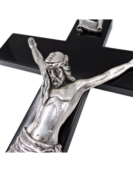 925 Sterlingsilber Kruzifix Skulptur