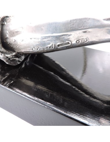 925 Sterlingsilber Kruzifix Skulptur