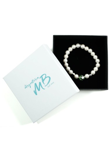Bracciale Boules con Cuore Turchese Donna in...