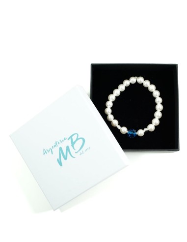 Bracciale Boules con Cuore Turchese Donna in...