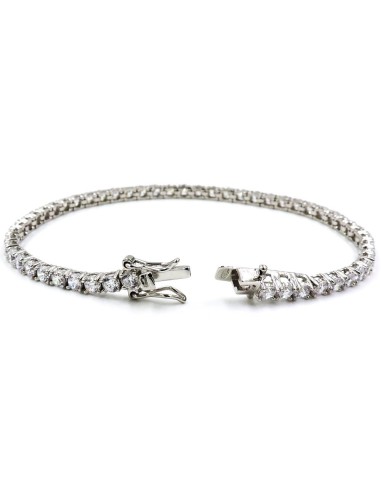 Bracciale Tennis in Argento 925 con Zirconi...