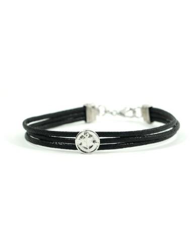 925 Sterling Silver Medal Bracelet and 3 Wires by Damiano Argenti