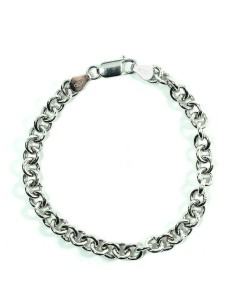 Bracciale Catena Donna in Argento 925 Rodiato Con...