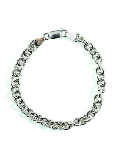 925 Sterling Silver Round Chain Bracelet 