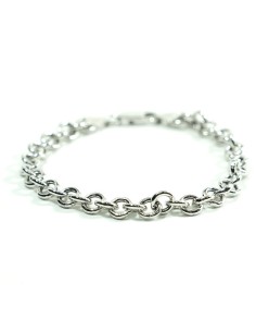 925 Sterling Silver Round Chain Bracelet  2