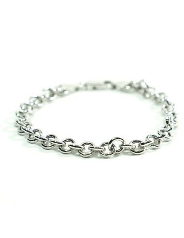 Bracciale Catena Tonda in Argento 925 