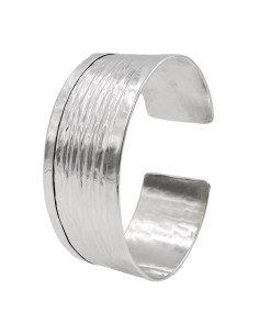 Bracciale Fascia in Argento 925 Bordo Lucido