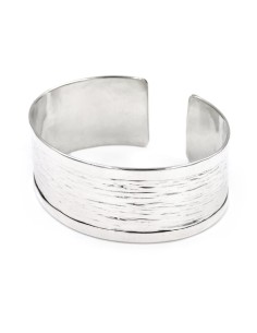Bracciale Fascia in Argento 925 Bordo Lucido 2