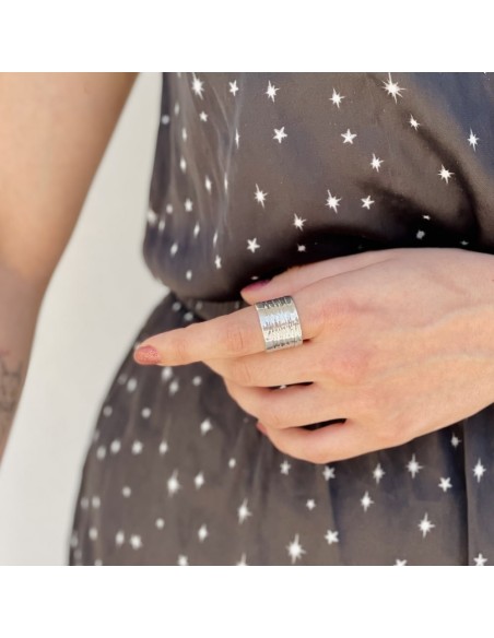 Shiny Edged 925 Sterling Silver Band Ring 