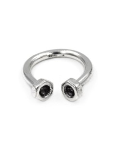 Anello Bulloni in Argento 925 