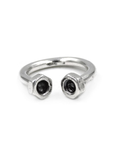 Anello Bulloni in Argento 925 