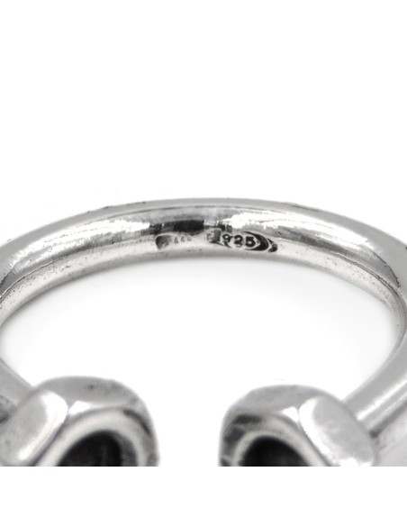 Anello Bulloni in Argento 925 