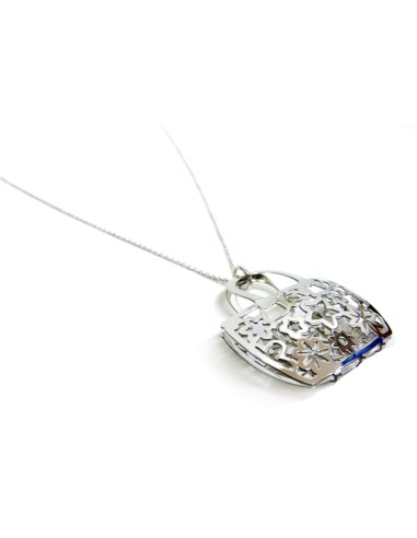 Bracciale Catena Donna in Argento 925 Rodiato...
