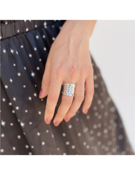 925 Sterling Silver Intertwined Ring 
