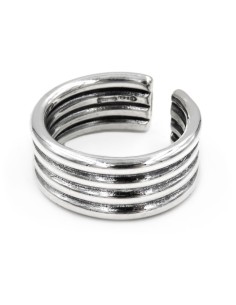 Anello 4 Linee in Argento 925 