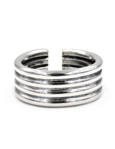 Anello 4 Linee in Argento 925  2