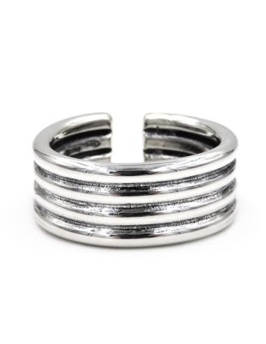 Anello 4 Linee in Argento 925 