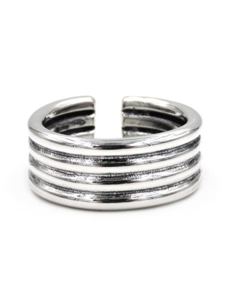 Anello 4 Linee in Argento 925 