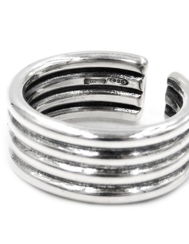 Anello 4 Linee in Argento 925 