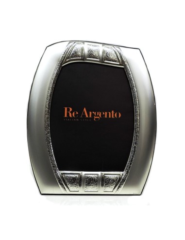 Silver Picture Frame Shaped Sandblasted cm 13x18