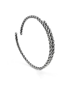 Bracciale Corda in Argento 925 Brunito