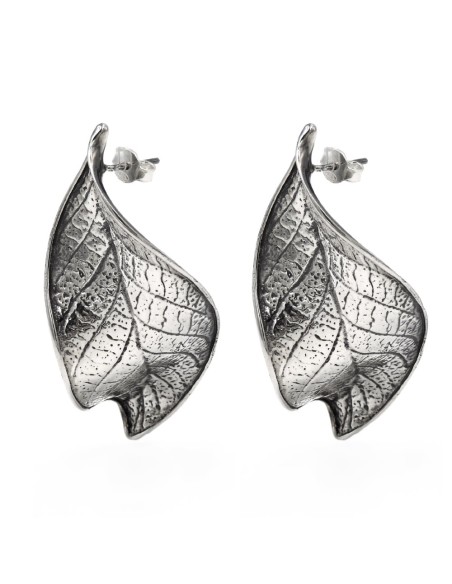Orecchini Foglia in Argento 925 